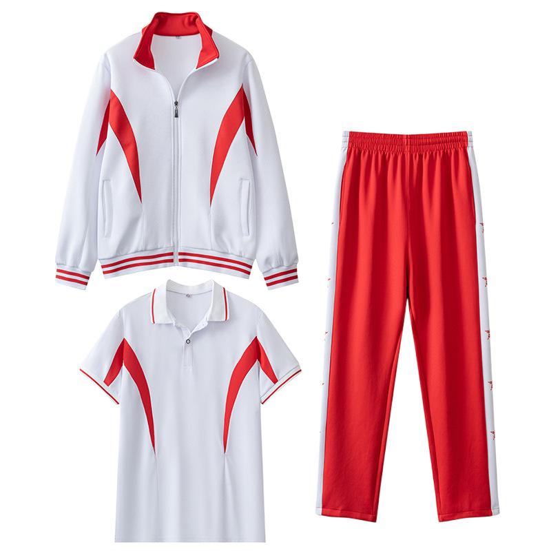 Spring & Autumn Junior High Academy Sports Set: School Uniform Jacket for Students