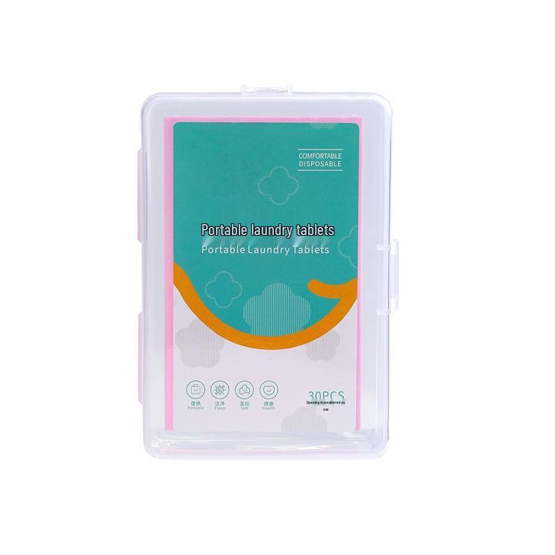 Compact Laundry Sheets: Concentrated Stain Removal with Long-Lasting Fragrance, Perfect for Travel.