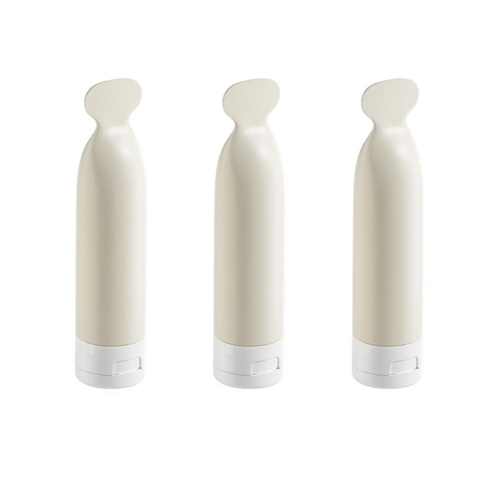 3Pcs/Set 60/100ml Lotion Container Empty Bottle Squeeze Tube Portable Travel Refillable Bottle