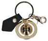 METAL Key Ring 8203011PU OM0014 N401 BLACK SAFFIANO [Used]