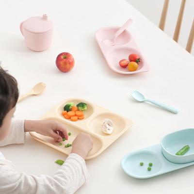 Tackaon Nemo Ecozen 3 Piece Set Self-directed Plate Baby Infant Baby Food Bowl Tableware
