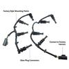 Preheat Wiring Harness Replacement Set for F250 F350 F450 F550 2008-2010, 2 Piece Branch Harness, Part Number 8C3Z12A690AA