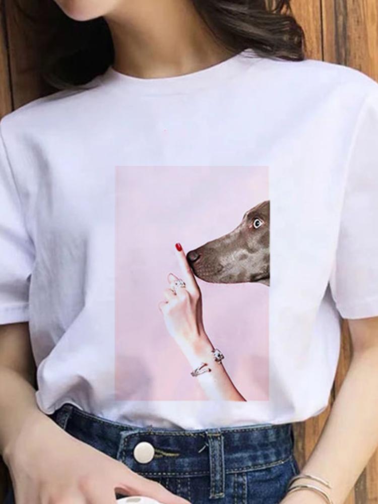 Women Fashion 2022 Cartoon Shirt Print Summer T-Shirts Female Sexy T-Shirt Aesthetic Clothes Summer Tops Trend Graphic T Top