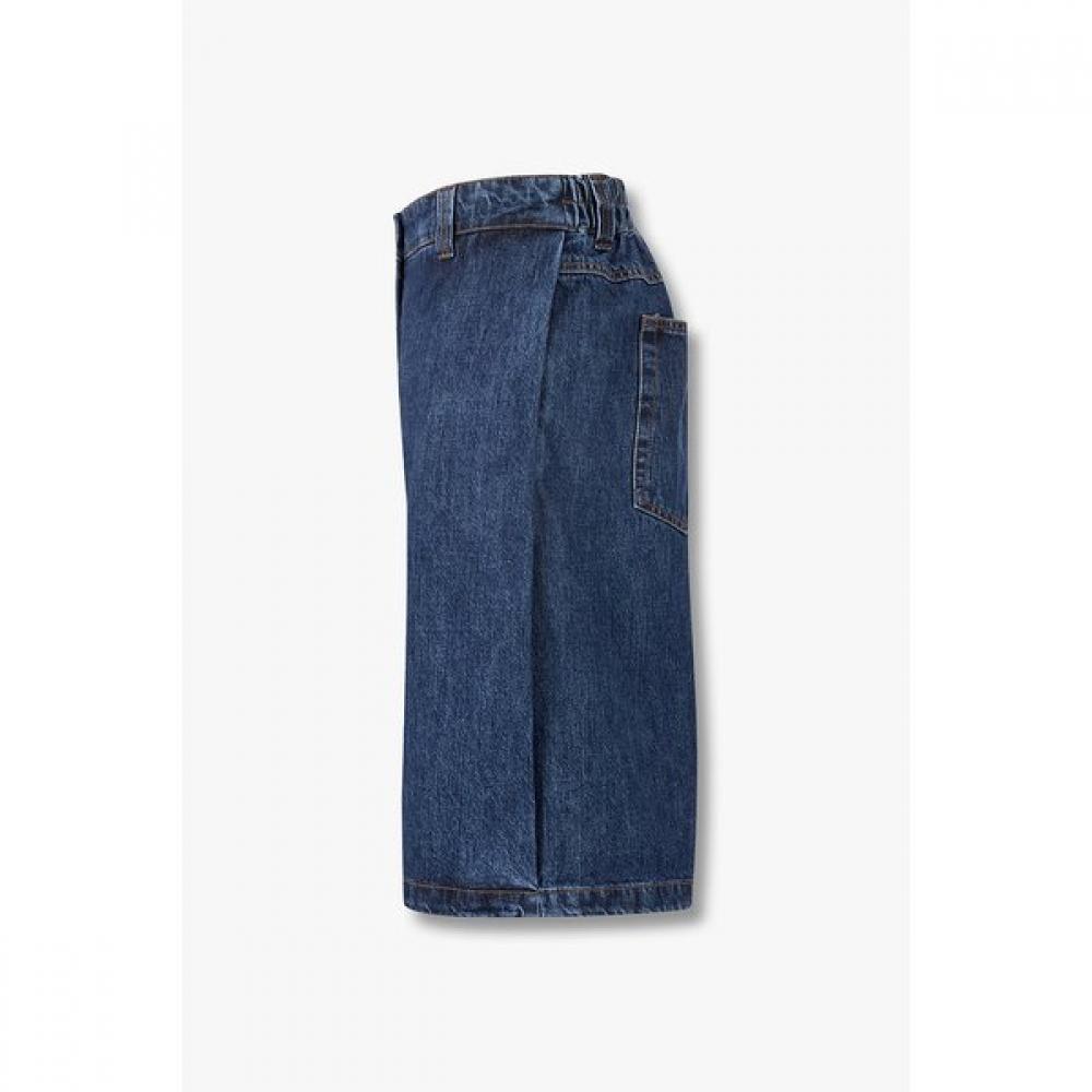Studio Tomboy Side Tuck Detail Denim Half Pants 9106262301