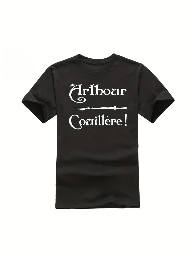 Men's & Women's King Arthur T-Shirt Compatible for Camelot TV Series - Arthur & Merlin Character Designs