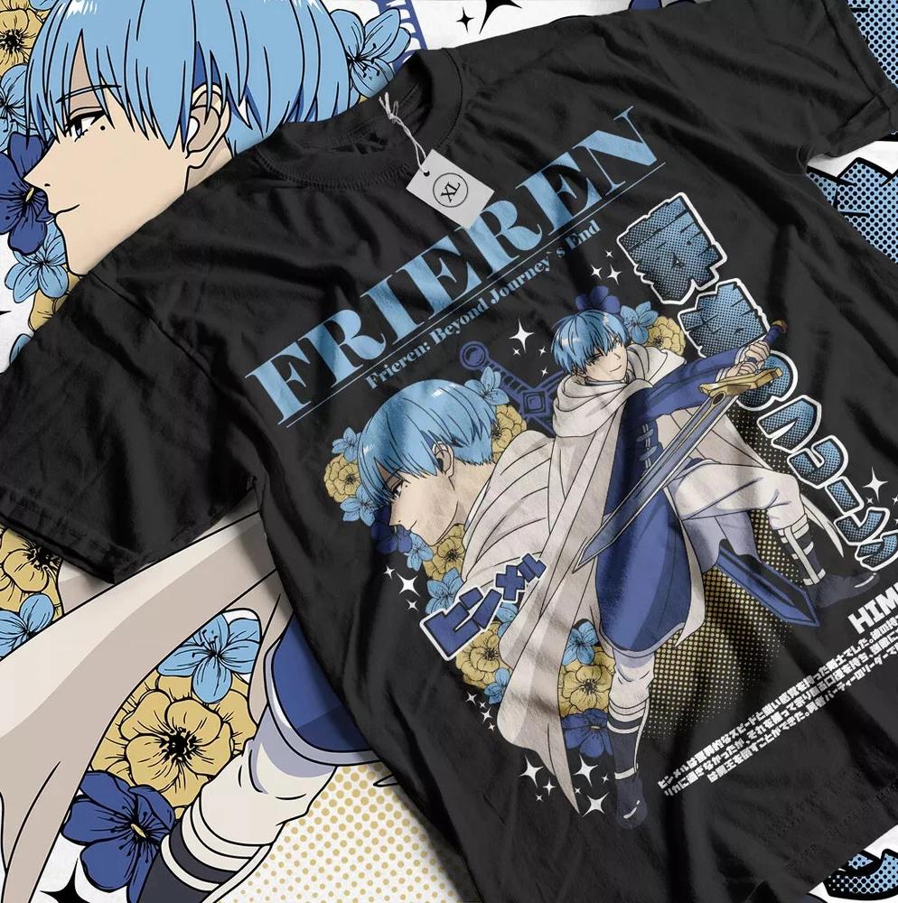 Frieren TShirt Beyond Journeys End Fern Stark Himmel Girl Anime Shirt All Size S