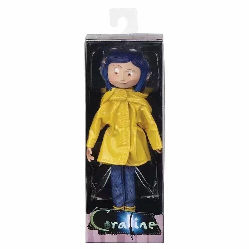 Bendy Coraline 6" Pvc Action Figure  Model Doll Yellow Raincoat Ver Collection F