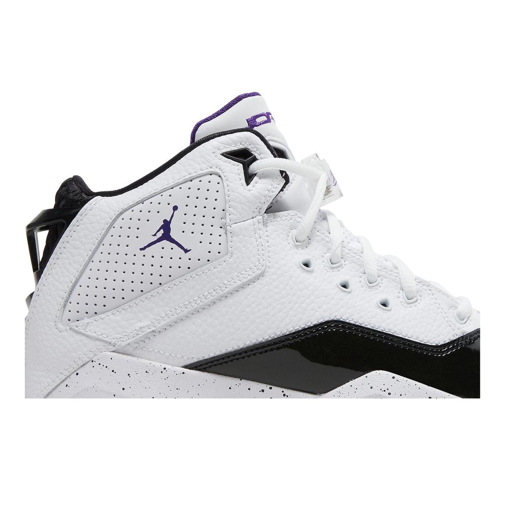 Air Jordan B'Loyal Grade School 'White Court Purple' (Unisex) White / Court Purple / Black Kids' Basketball Shoes CK1425 115