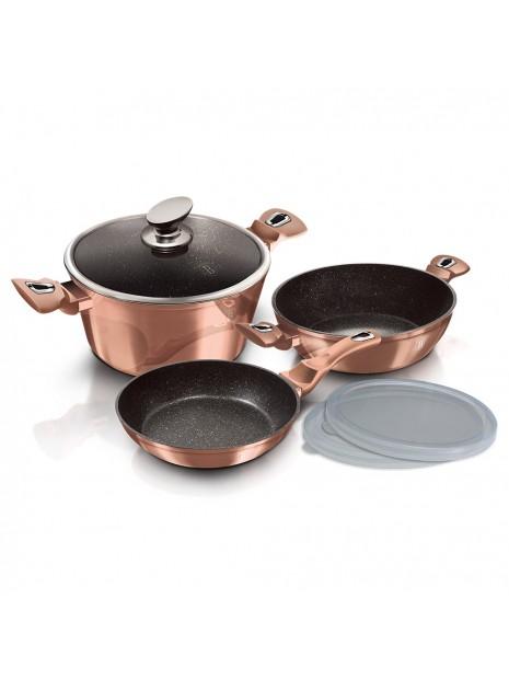 Berlinger Haus Rose Gold Cookware Set 6 Pieces 1 Pc