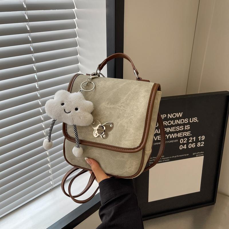  Trendy Women's Small Lightweight PU Waterproof Backpack for Leisure Travel