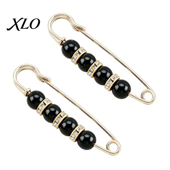 Removable Waist Tightener 2Pcs Faux Pearl for Pants, Reusable Cincher Pin Fashion Accessories Loose Jeans, No Sewing Waistband Skirts Skirt