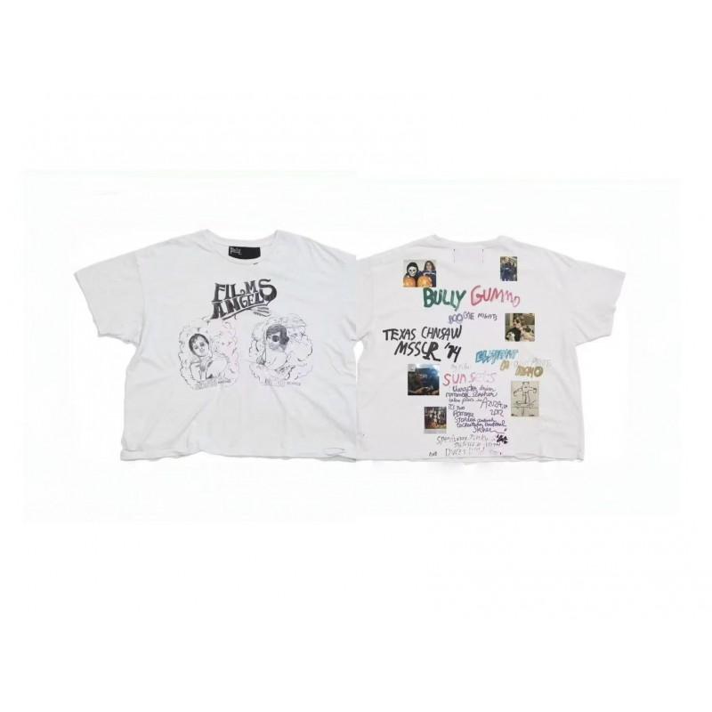 Vintage Washed Cotton Oversized Streetwear Tee Men Women 2026 Loose Fit Graphic Short Sleeve T-Shirt