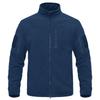 Outdoor sports tactical fleece jacket, autumn and winter men's stand-up collar fleece jacket, thermal mountaineering jacket