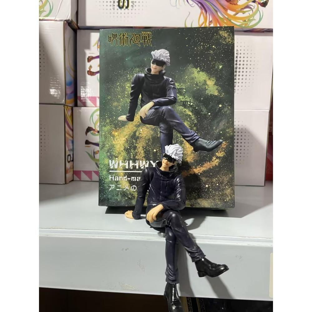 11cm New Gojo Satoru Anime Jujutsu Kaisen Action Figure Itadori Yuji Seated Noodle Stopper Model Toys Japanese Dolls Hobbies