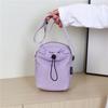 Waterproof Water Bottle Bag Solid Color Drawstring Crossbody Bag Mobile Phone Shoulder Bag  Travel