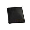 Wings Cardholder Made of Smooth Natural Cowhide Leather Black