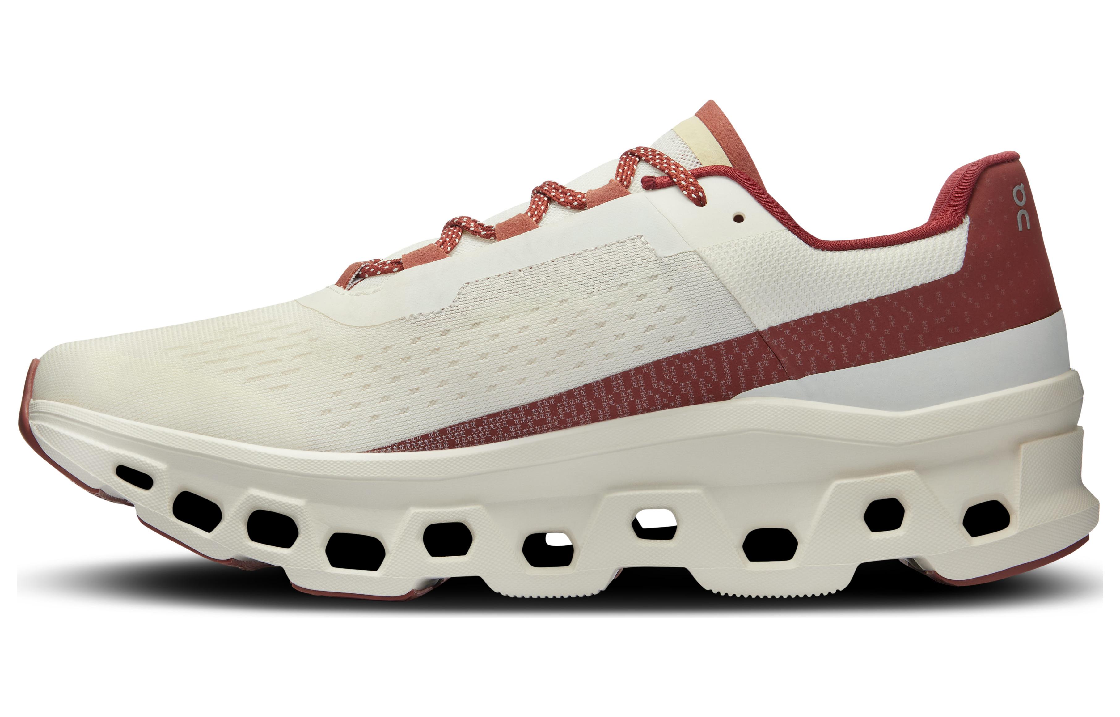 

On Cloudmonster Fabric Cushioning Slip Resistant Low top Carbon Plate Long Distance Running Shoes Women s Umber 3WE10502508 36