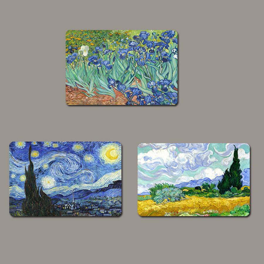 European Style Van Gogh Art Magnet - Creative Oil & Acrylic Painting Refrigerator Sticker