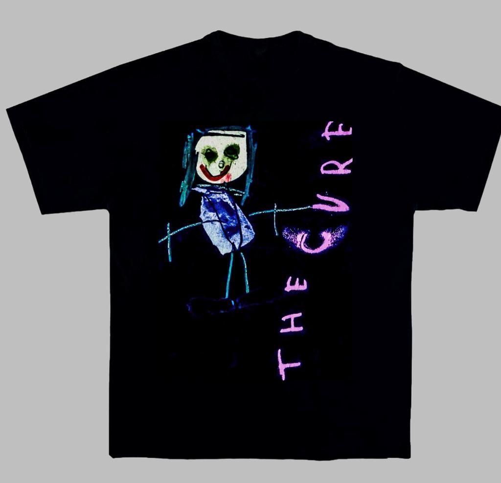 The Curve Shirt Therapy Band Post Punk Rock Music Art Style Summer Casual Tshirt Unisexs and Womens Luxury Brand Top New