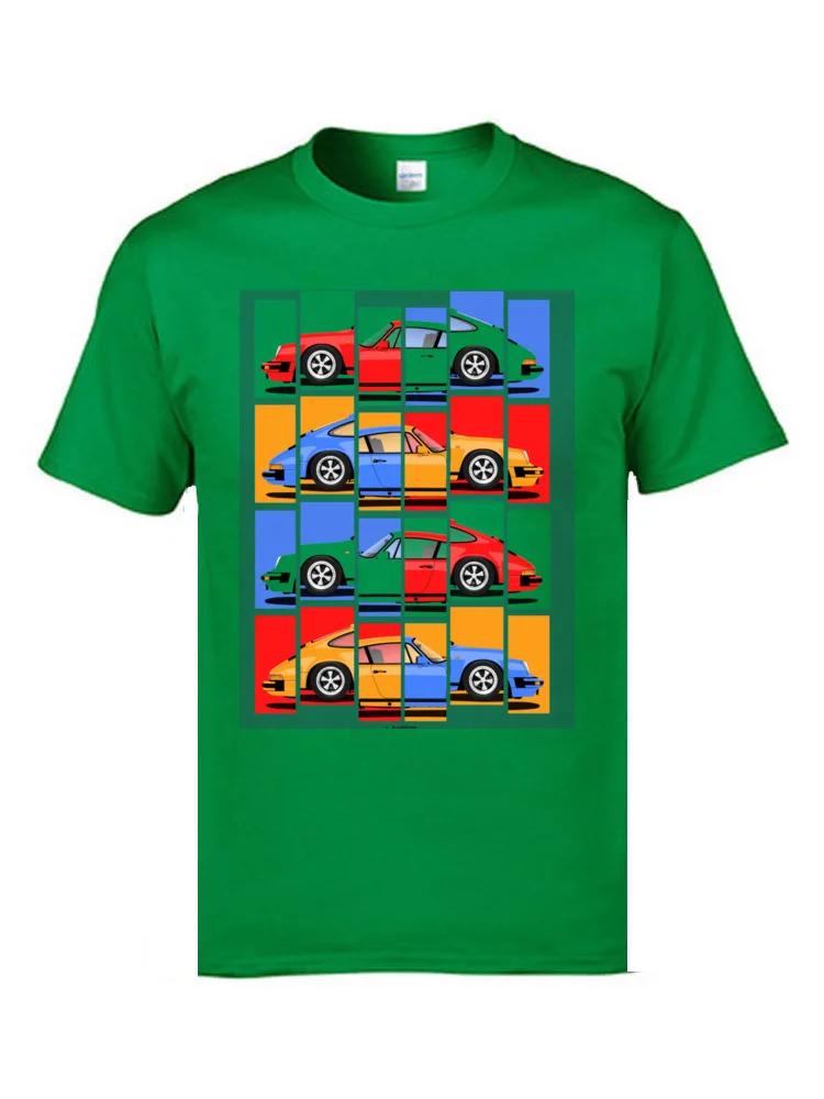 Japanische JDM T-Shirts Auto Styling Coole Herren T-Shirt Plus Size Europa T-Shirts Top Qualität Markenkleidung Shirts Baumwoll-T-Shirt XXL grün