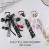 Cute Heart Keychain,Bag Charms,Cherry Key Chain Accessories Decor for Purse Handbag Car Keychain For Women and Girls