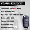 MechanMagic Flip Key Fob Replacement Compatible for Ford F-150 F-250 F-350 2015- Explorer (2016-) F-350 F-450 Ranger Ecosport Bronco Ignition Key
