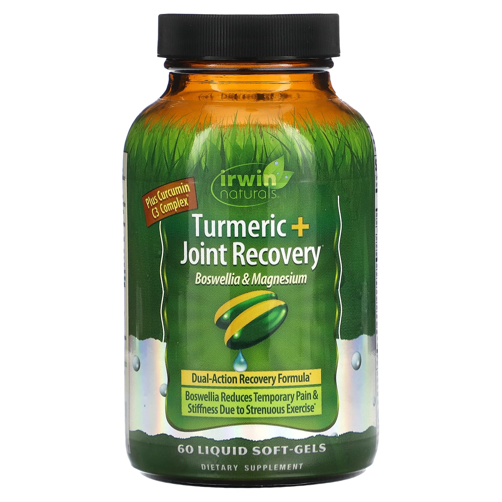 

Irwin Naturals, Turmeric Post-Workout, with Magnesium, 60 Liquid Softgels