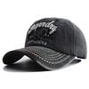 Unisex Retro Eagle Embroidered Baseball Cap Women Men Letter Dad Hat Adjustable Washed Distressed Sunshade Cap Snapback Hats