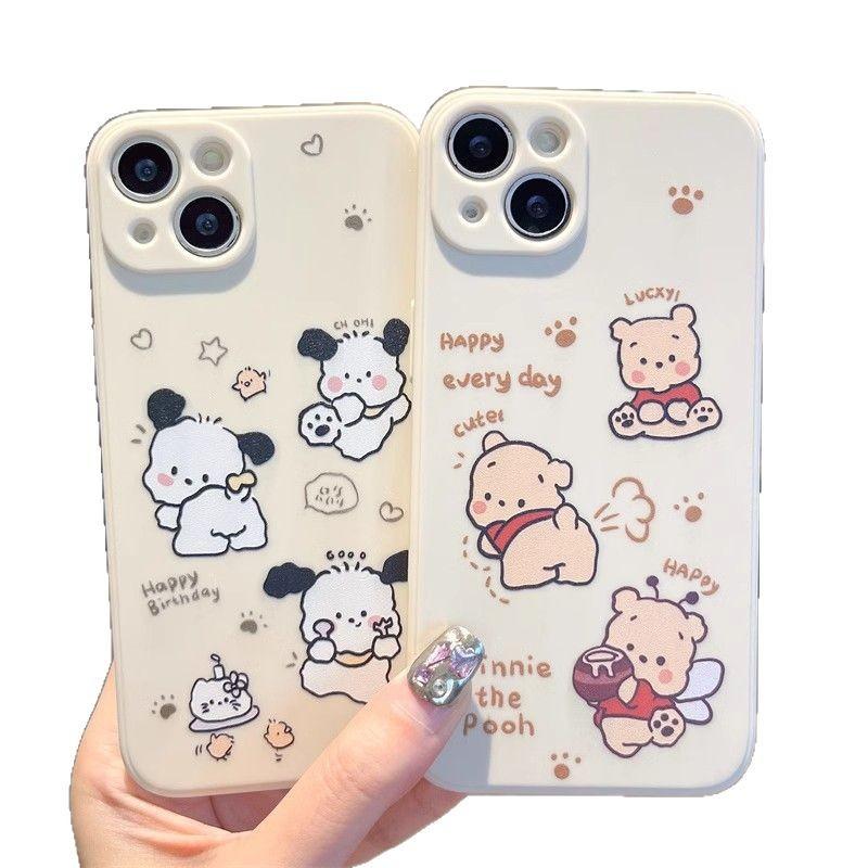 Cute Farting Pooh Applies To VIVOiqoo13 Mobile Phone Case Y300i Silicone X200 Personality S20 Couple Y33T