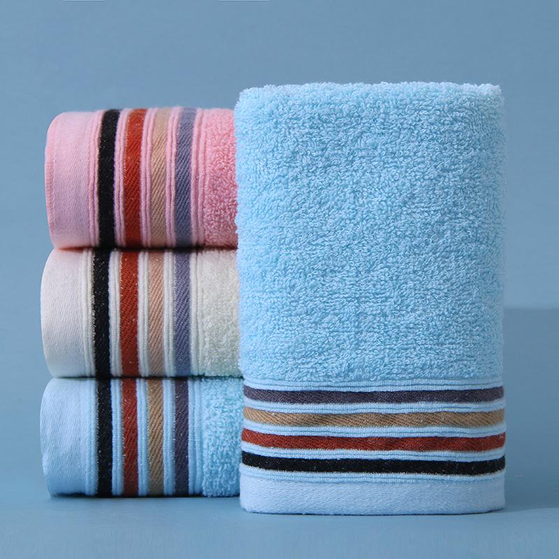 Plaid Cotton-Polyester Hand Towel - Soft, Absorbent, Ideal for Home & Hotel Use