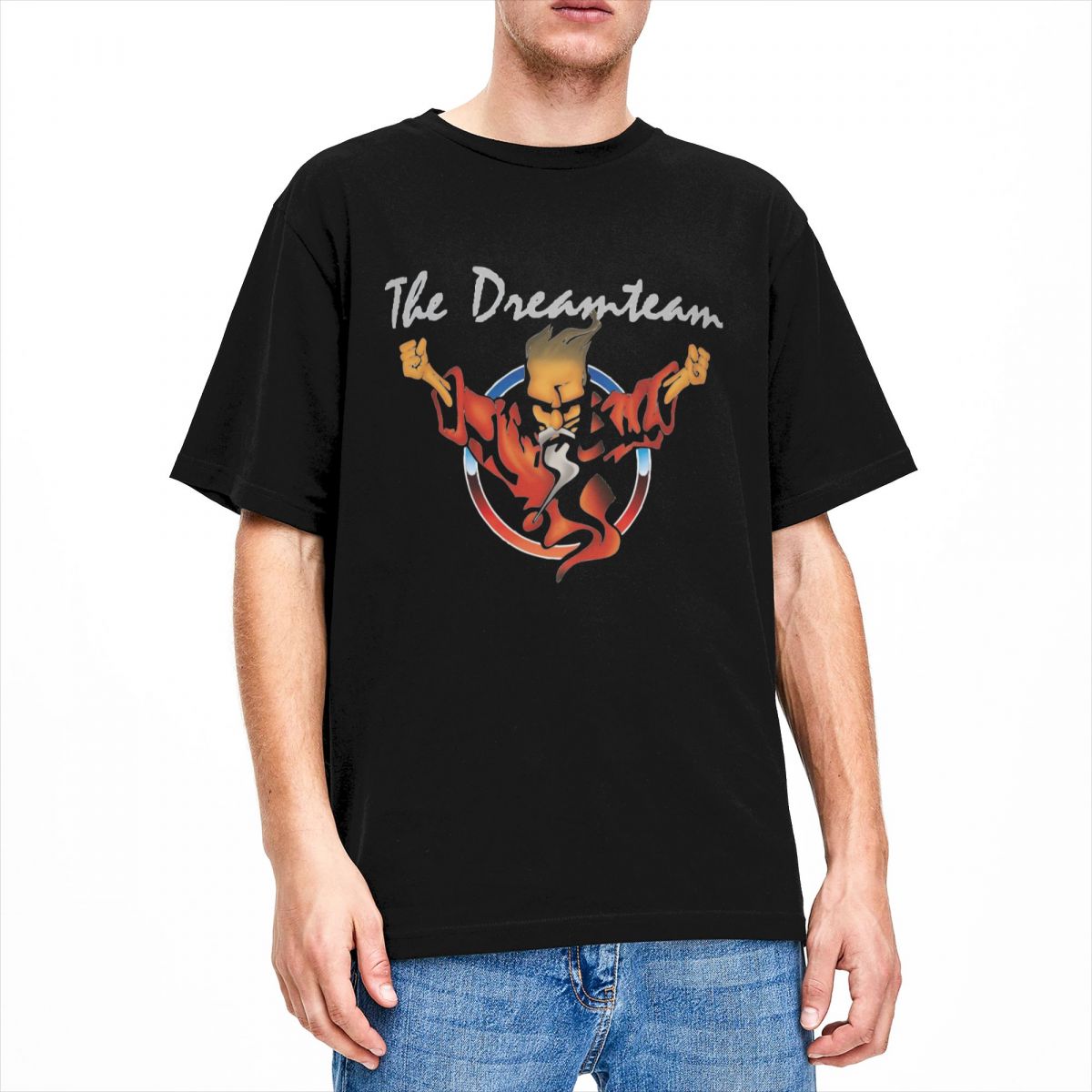 

Men Women s Thunderdom Hardcore Wizard Music T-Shirt 100% Cotton Short Sleeve O Neck Graphic Printed Tee Shirt Casual Streetw... S