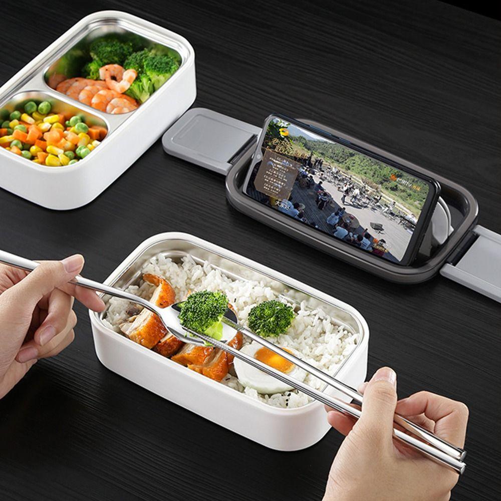 with Compartment Food Storage Container 304 Stainless Steel Insulation Lunch Box  School Children