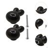 Mini Rabbit Figurine Drawer Handle Animal Sculpture Ceramic Door Cabinet Knob for Home