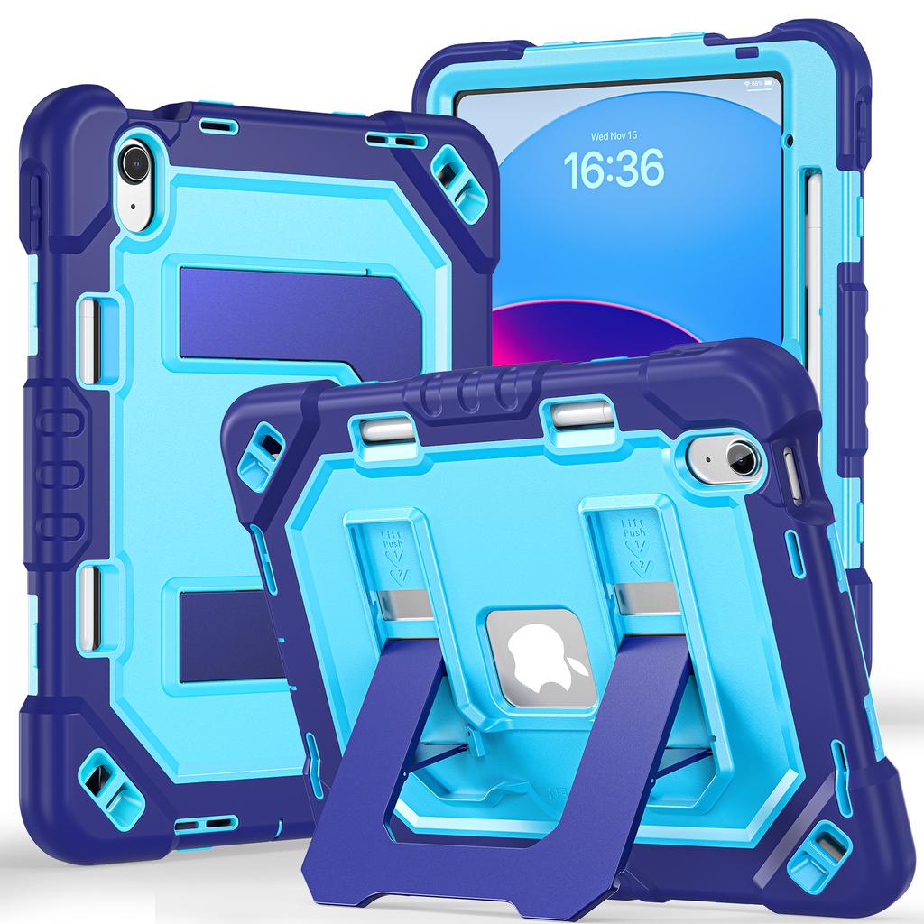 Tablet Case for IPad 10th 2022 11th 2025 with Pencil Slot 10th 11th Gen Stand Cases Cover Thick Heavy Duty 10.9 11 Inch