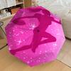 1pc Football Girl Pattern Umbrella Design Automatic Opening and Closing Umbrella, High-quality Travel Umbrella,  C1128246