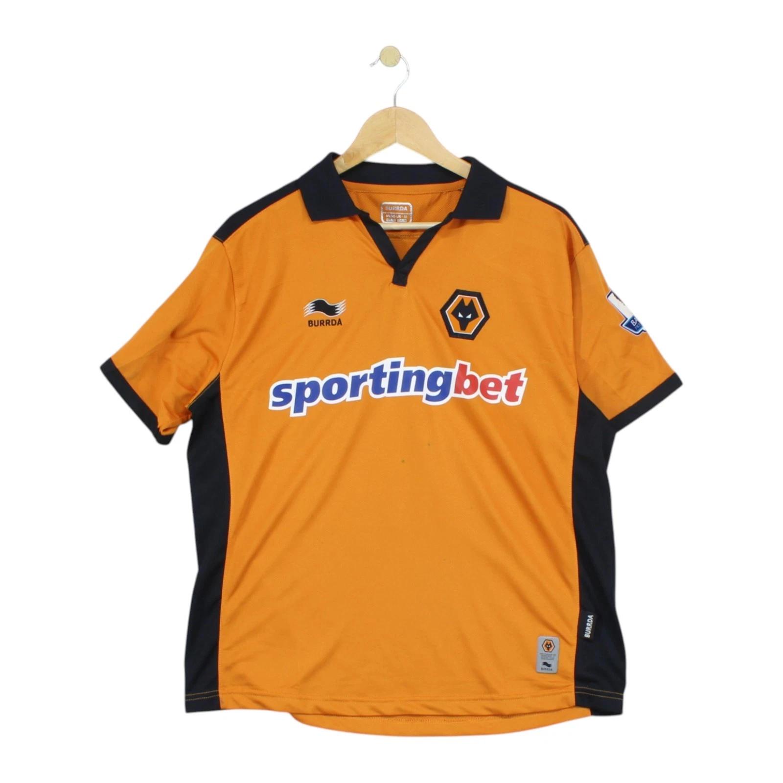 Wolverhampton Wanderers 2010/11 Football Shirt Mens Size M Orange Hammill Signed 4XL