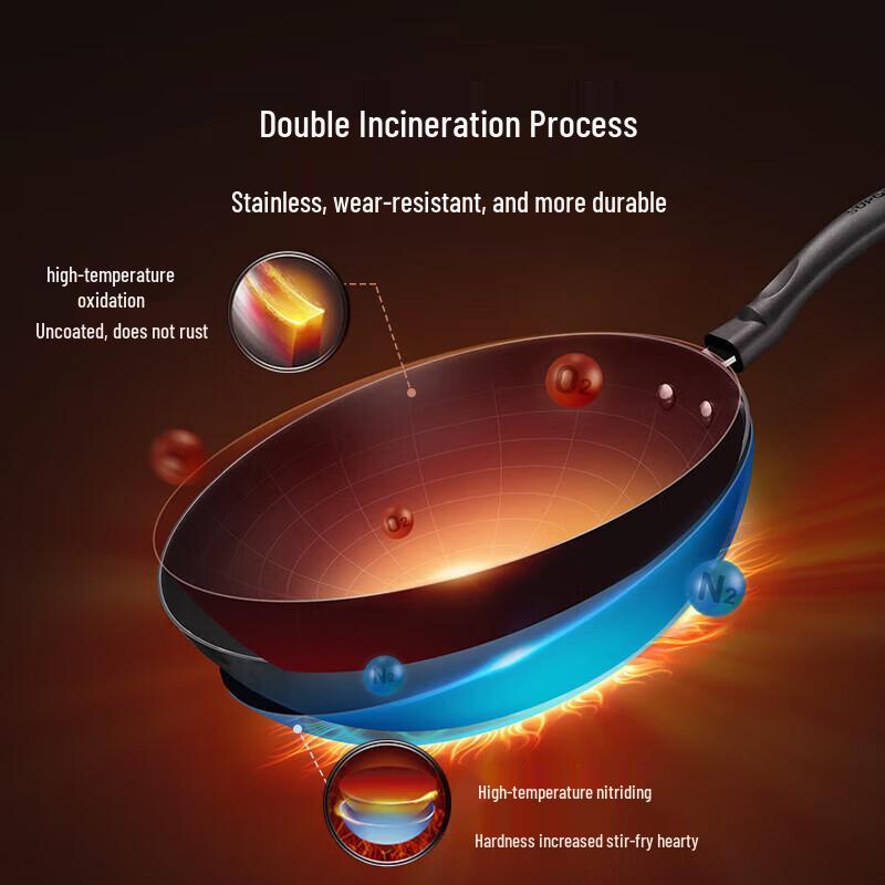 

Supor Traditional Uncoated Cast Iron Wok
