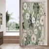 Boho Floral Shower Curtain, Tropical Leaves Fabric Cloth Shower Curtains for Chic Elegant Bathroom Decor, Modern  Curtain