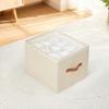 Foldable Under Bed Shoe Storage Organizer Box Heavy Duty Washable Oxford Fabric Dustproof Container with Clear Window Sturdy Handles Zippers