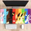Mouse Pad Eevee Gaming Anime Hd Printing Kawaii Pc NonSlip Base Keyboard Overlock Office Mousepad Overlock Xxl Desk Mat