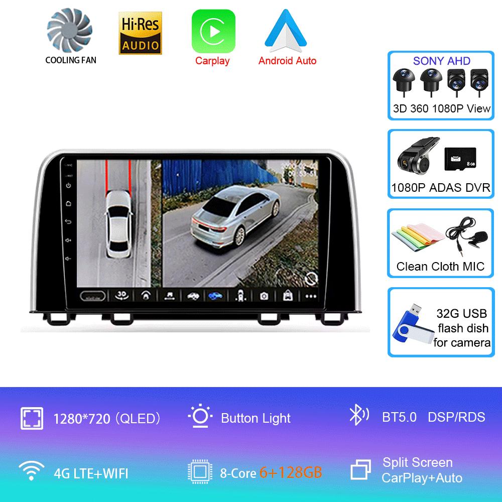 Android 14 For Honda CRV CR-V 5 RT RW 2017 - 2022 Car Radio Multimedia Video Player Navigation stereo GPS No 2din 2 din dvd