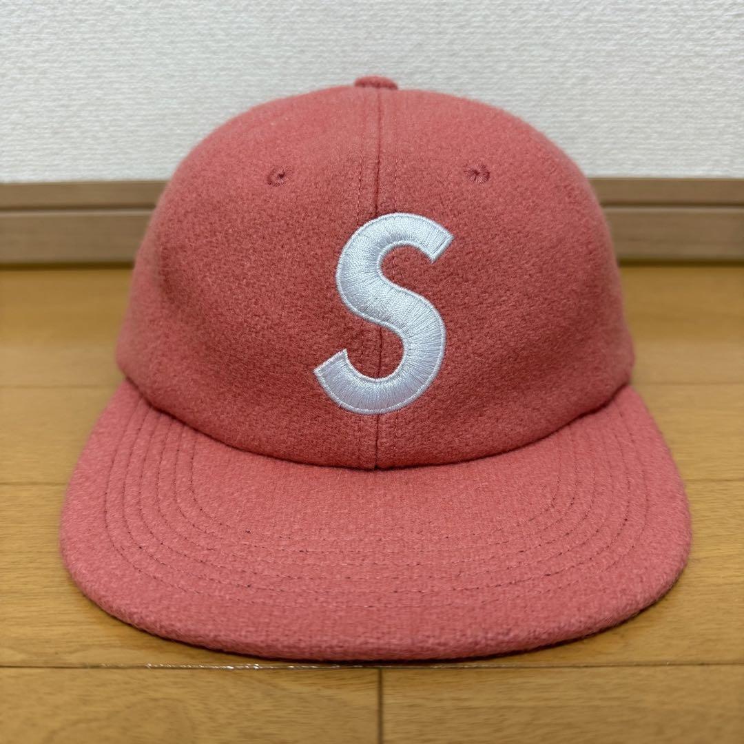 

[USED] Supreme Wool S Logo 6-Panel Dark Pink 17aw