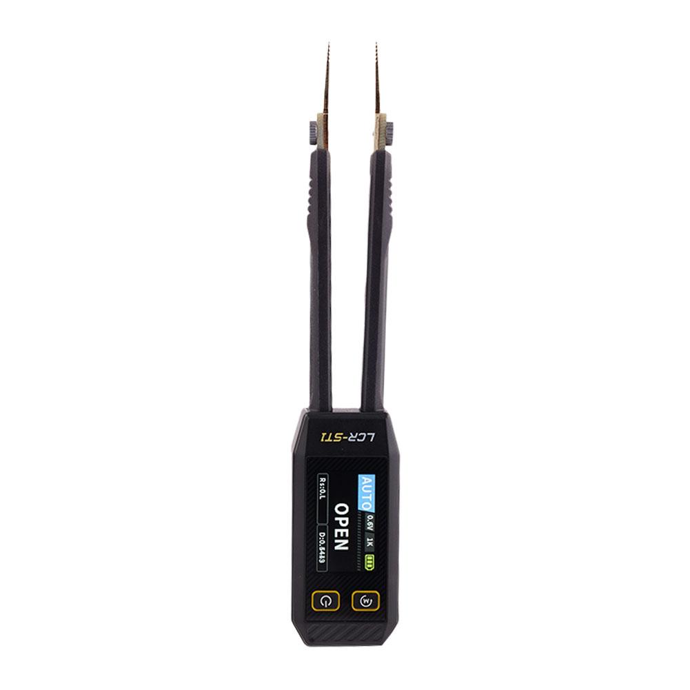 LCR-ST1 Mini Smart Tweezer LCR SMD Tester Resistance Inductance Measurement Diode Capacitance Tools Continuity Test K8C3
