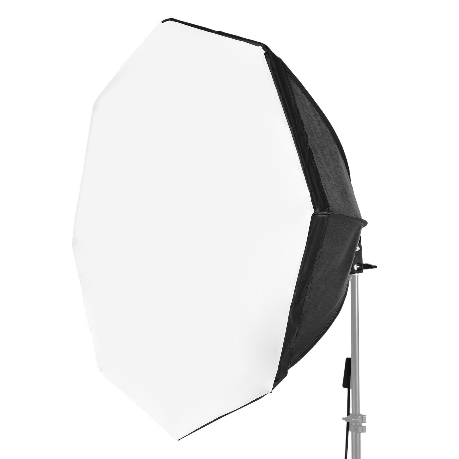 

Andoer Софтбокс Octagon для фотосъемки 70 см/28 дюймов с цоколем E27, съемным рассеивателем, сумкой для переноски US