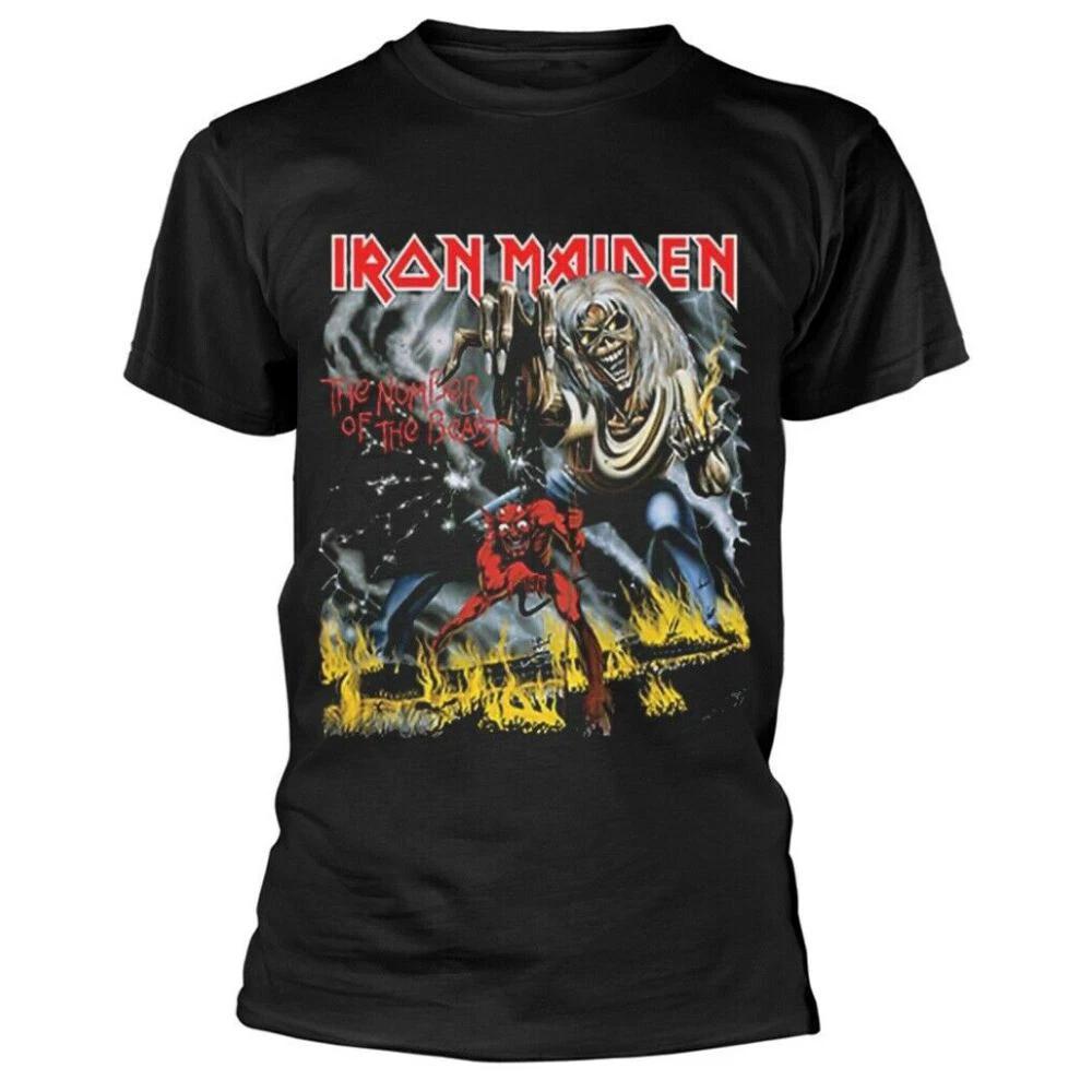 Iron Maiden Number Of The Beast Classic Shirt S-3XL Offcl T-Shirt Tshirt 4XL