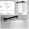 30/40CM Thicken Stainless Steel Shower Extension Arm Straight Wall-Mounted Shower Heads Arm for Bathroom Rainfall Shower Heads
