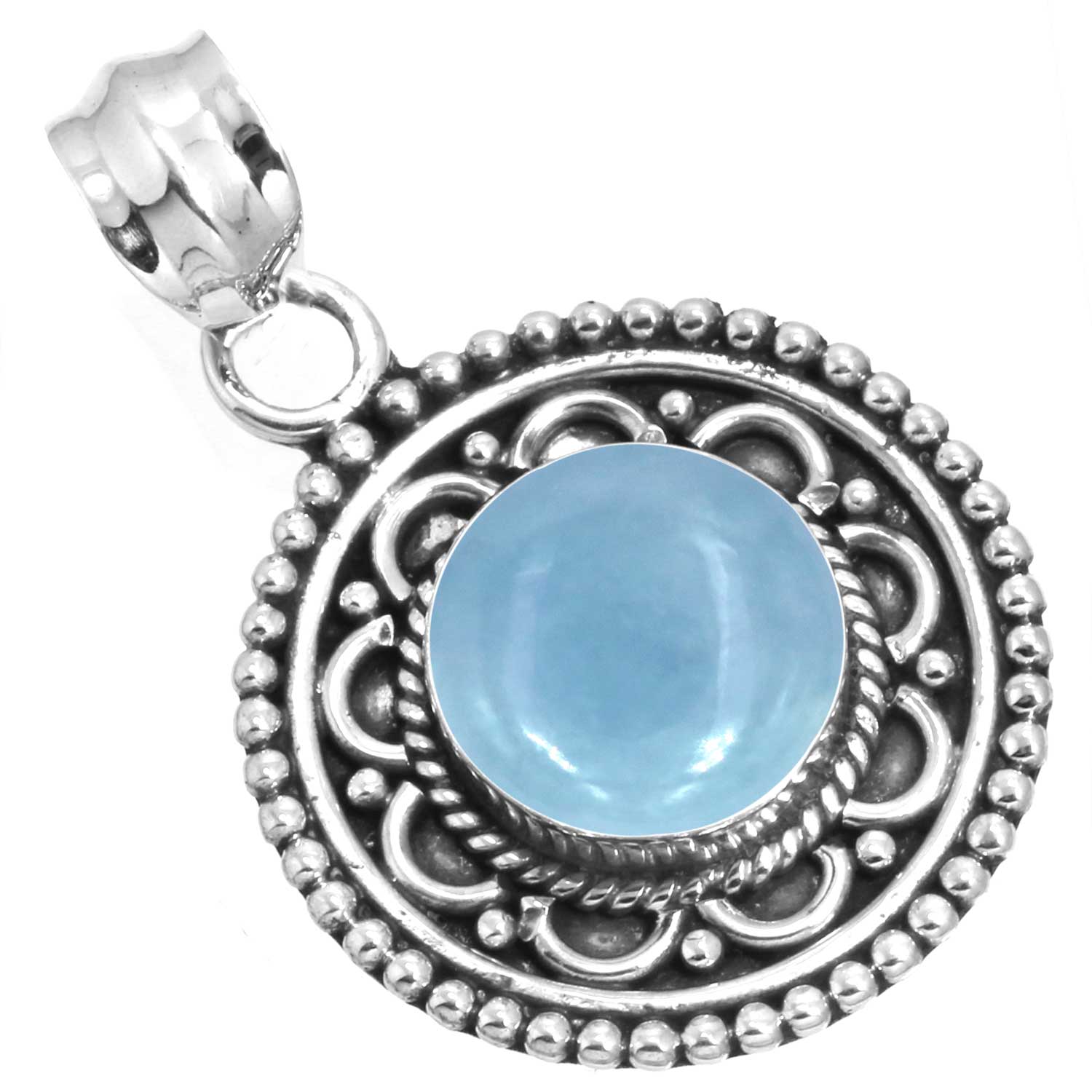 

Кулон из стерлингового серебра 925 пробы, женские украшения ручной работы, подарок на День святого Валентина, амазонит, ангелит, голубой опал, ботсванский агат, мохавский азурит, хризоколла