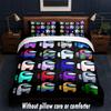 Among Us Design Bed Bedding Set 1 Duvet Cover + 2 Pillowcases Soft Breathable Household Bed Linens
