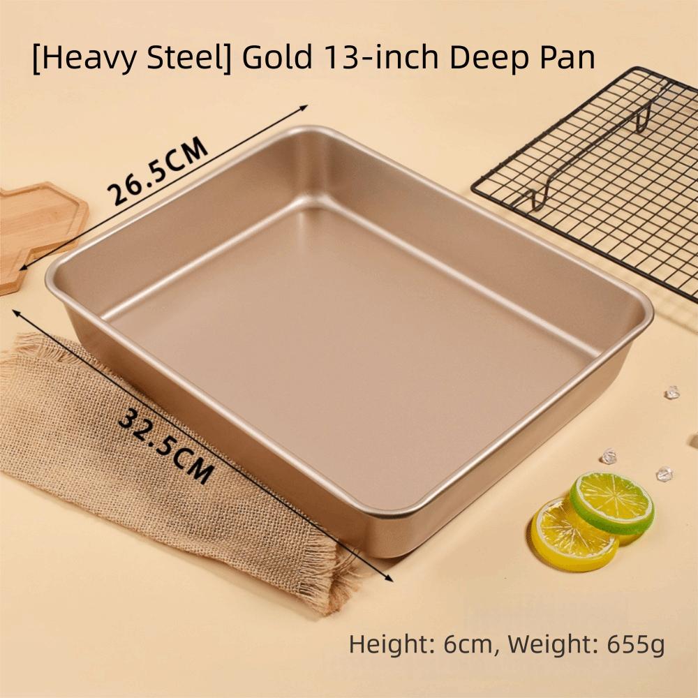 Non-Stick Square Baking Pan Thickened Carbon Steel Bakeware Tools Cake Mold Tray Cake Baking