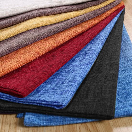 Square Linen Solid Color Soft Pillow Case Sofa Bed Cover Cushion Home